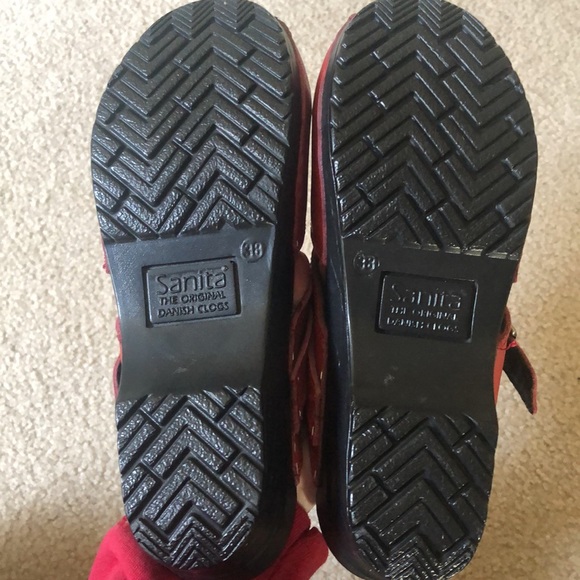 Sanita Red Clogs - Picture 5 of 5